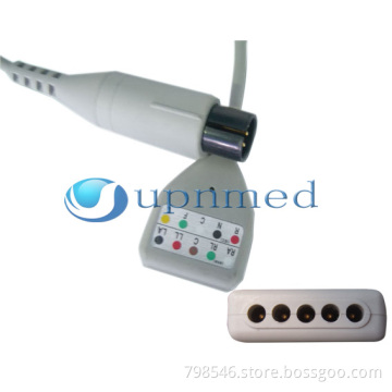 Din 5-Lead ECG trunk cable